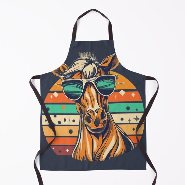 Item preview, Stylish Horse in Sunglasses Vintage Sunset Backdrop designed and sold by LumberEchoArts.