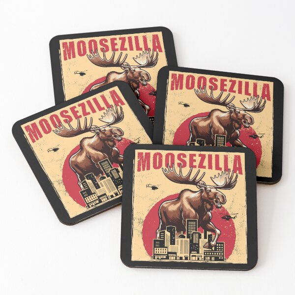 Item preview, Moosezilla Funny Giant Moose in the City | Look at all the Meese designed and sold by d247.