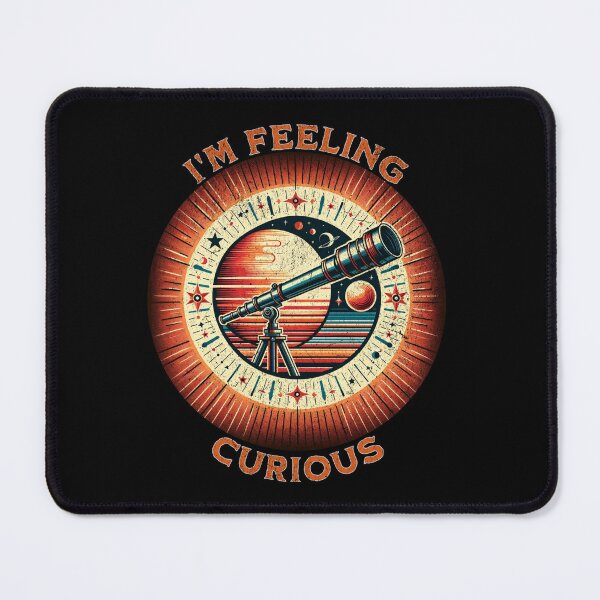 Item preview, "Curious Stargazer - Vintage Telescope Design" designed and sold by ChromaticBlend.