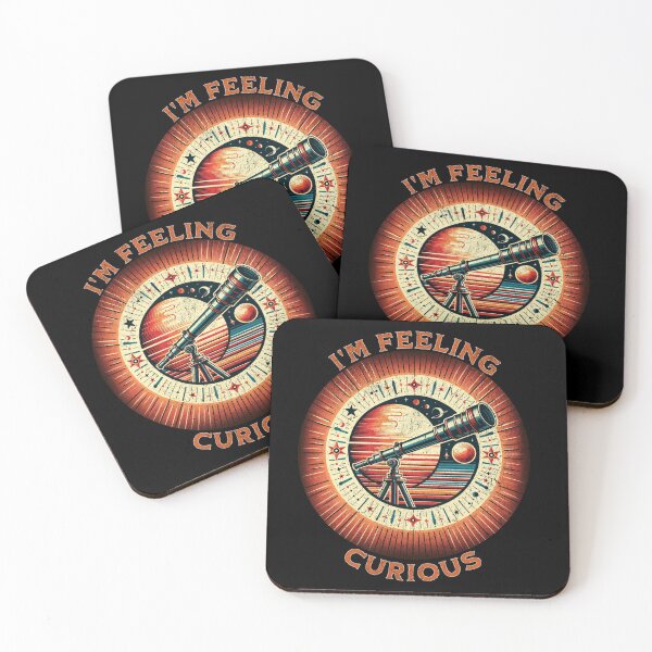 Item preview, "Curious Stargazer - Vintage Telescope Design" designed and sold by ChromaticBlend.