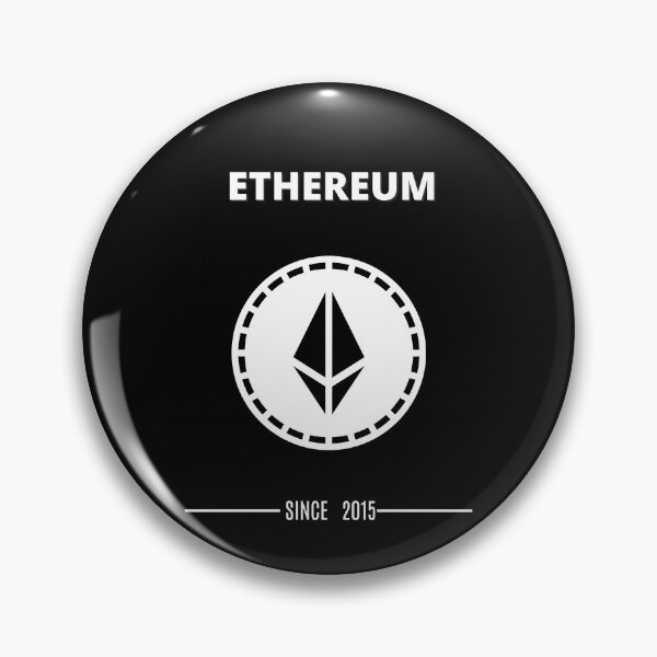 Item preview, Ethereum en blanco y negro con token simple designed and sold by kylmllr101684.