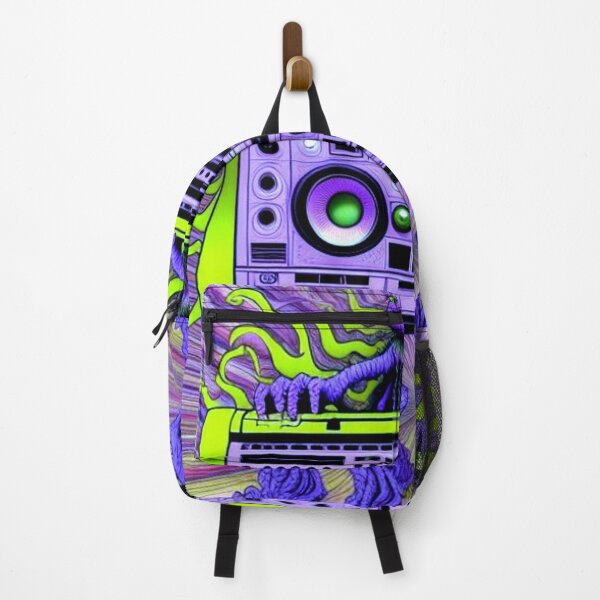 Item preview, Trippy Retro Monster With Boombox designed and sold by TheDarkWardrobe.