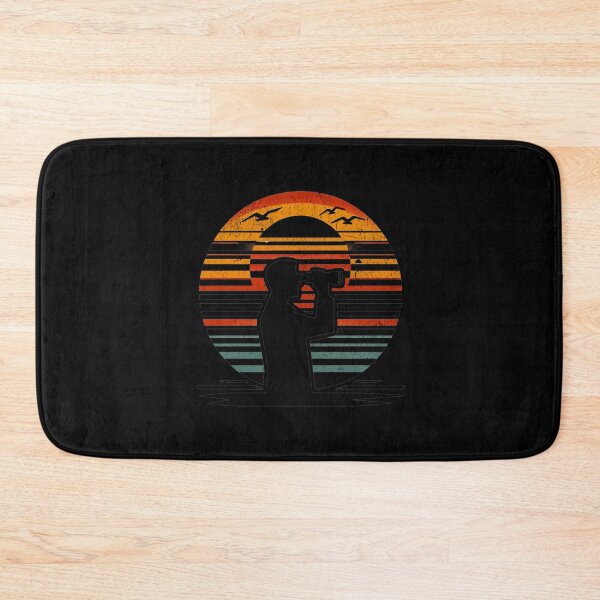 Item preview, Sunset Seeker - Silhouette with Binoculars designed and sold by ChromaticBlend.