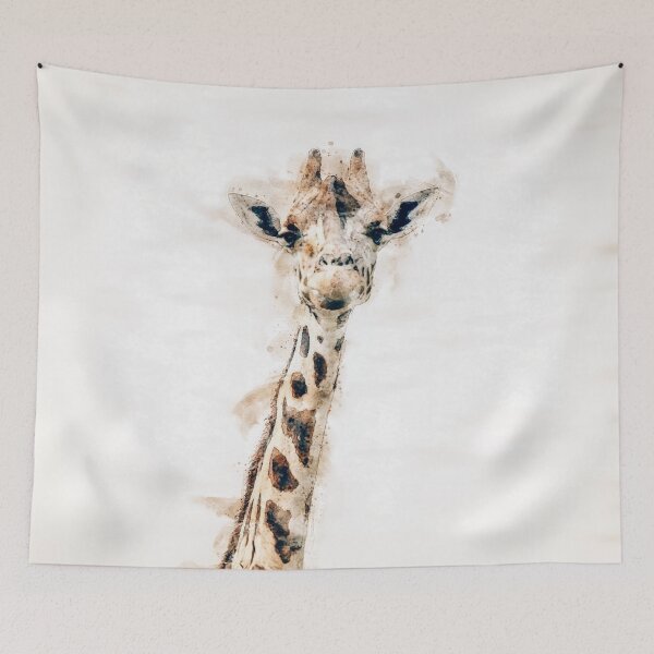 Item preview, Giraffe Headshot -- Elegance in Height designed and sold by Michael van der Hoorn.