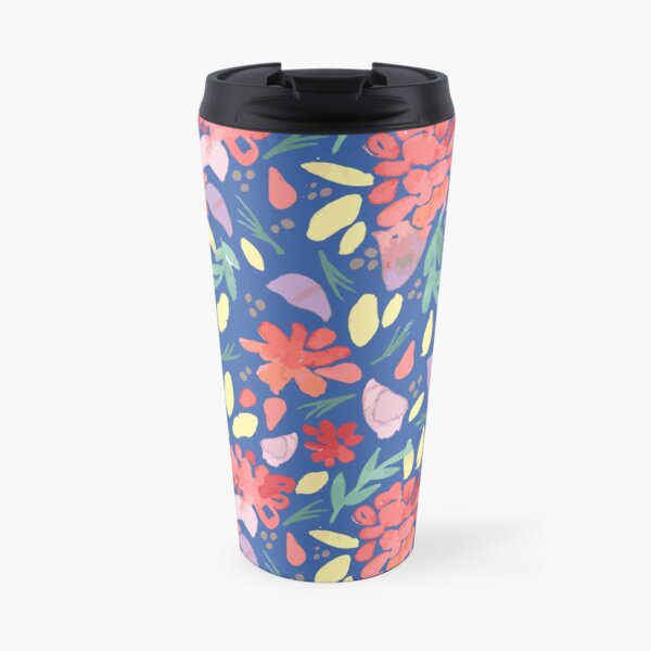 Fancy Floral Travel Mug