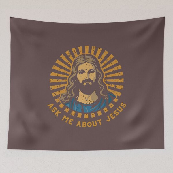 Item preview, Ask me about jesus - religion and god designed and sold by Superdealkoeln.
