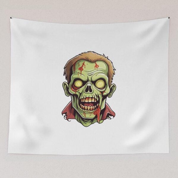 Item preview, Aggressive flesh-eating zombie designed and sold by StickerLab4.