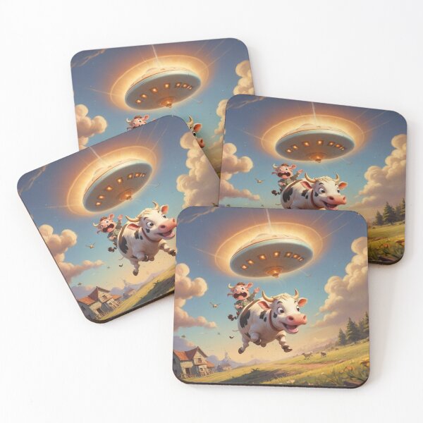 Item preview, Cow is kidnapped by a UFO designed and sold by T2-jn.