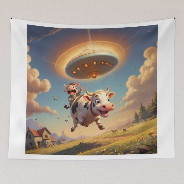 Item preview, Cow is kidnapped by a UFO designed and sold by T2-jn.