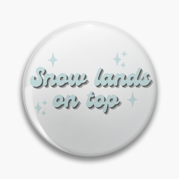 Item preview, SNOW lands on top designed and sold by p0pstickle.