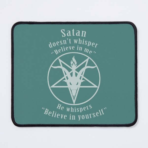 Item preview, Satan says, "Believe in Yourself!" (translucent white) designed and sold by ShantyRegime.