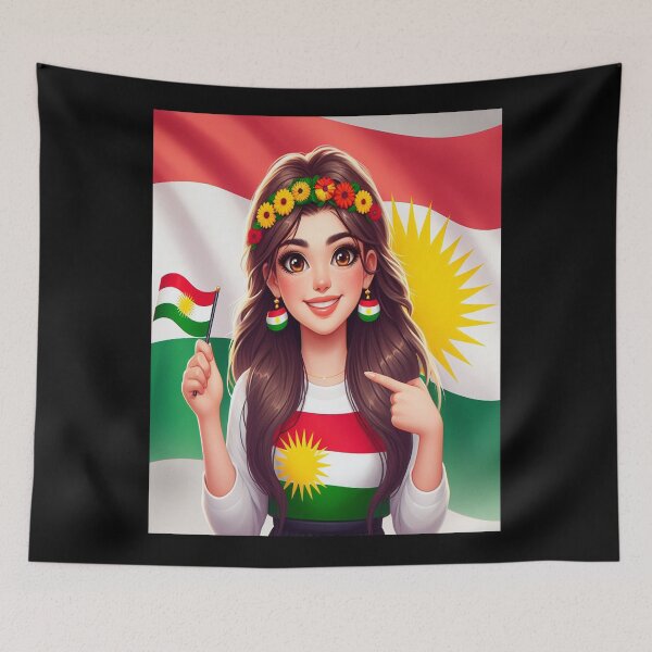 Item preview, Kurdistan Flag designed and sold by KurdishShops.