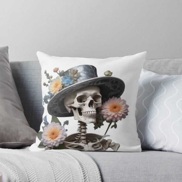 Item preview, Sklett con sombrero y flores. designed and sold by FunFabricFiesta.