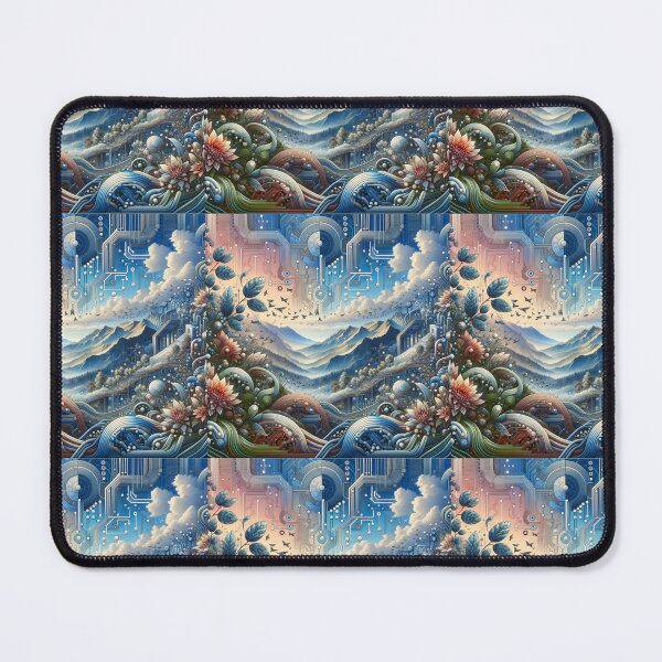 Item preview, Technoflora Peaks designed and sold by AI-Artistry420.