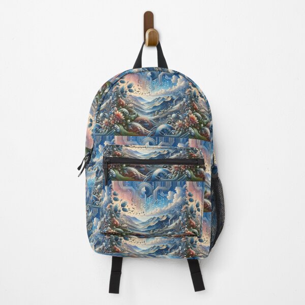 Item preview, Technoflora Peaks designed and sold by AI-Artistry420.
