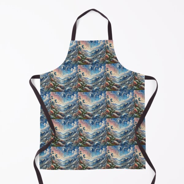 Item preview, Technoflora Peaks designed and sold by AI-Artistry420.