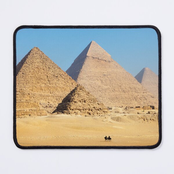 Item preview, Egyptian Pyramids of Giza poster designed and sold by Geboking.