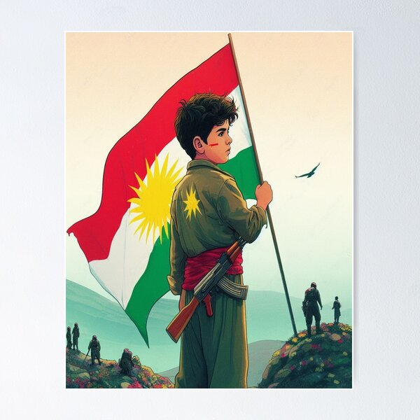 Item preview, Kurdistan Flag designed and sold by KurdishShops.