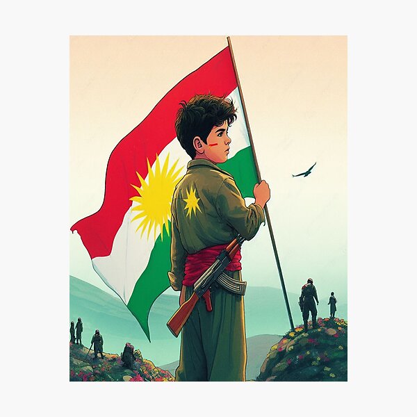 Item preview, Kurdistan Flag designed and sold by KurdishShops.