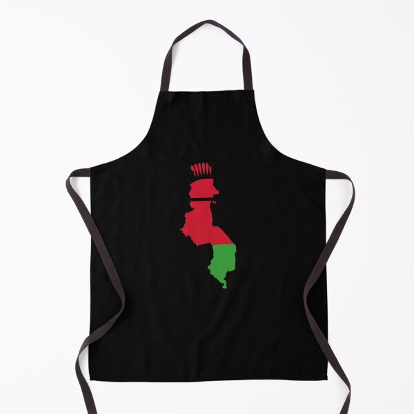 Item preview, Flag Map of Malawi designed and sold by feether-store.