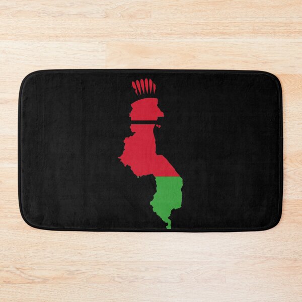 Item preview, Flag Map of Malawi designed and sold by feether-store.