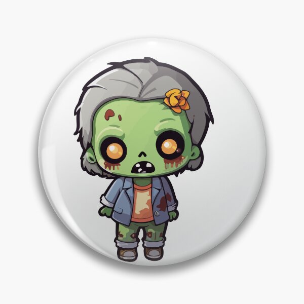 Item preview, Adorable zombie lady designed and sold by StickerLab4.