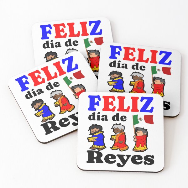 Item preview, Feliz dia de Reyes Magos. Los reyes con bandera de Mexico designed and sold by Verle-art.