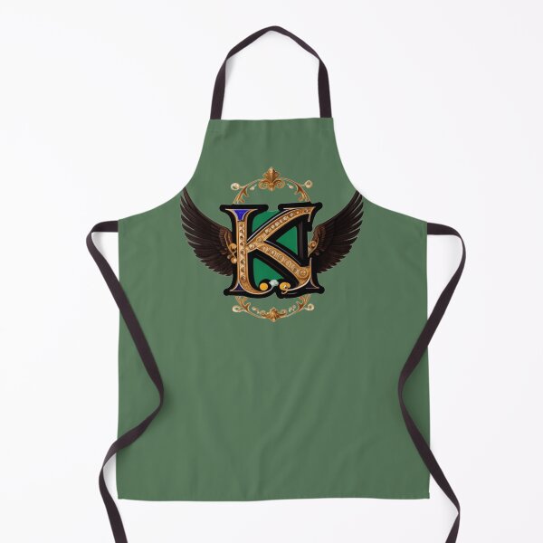 Item preview, Winged letter K designed and sold by Roxburylane.