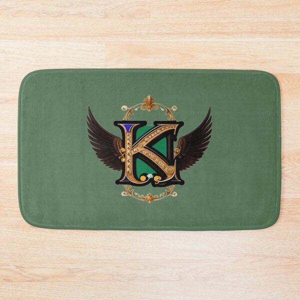 Item preview, Winged letter K designed and sold by Roxburylane.