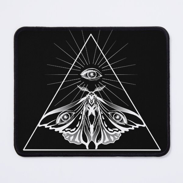 Item preview, The All-Seeing Moth White designed and sold by AstoriaV.