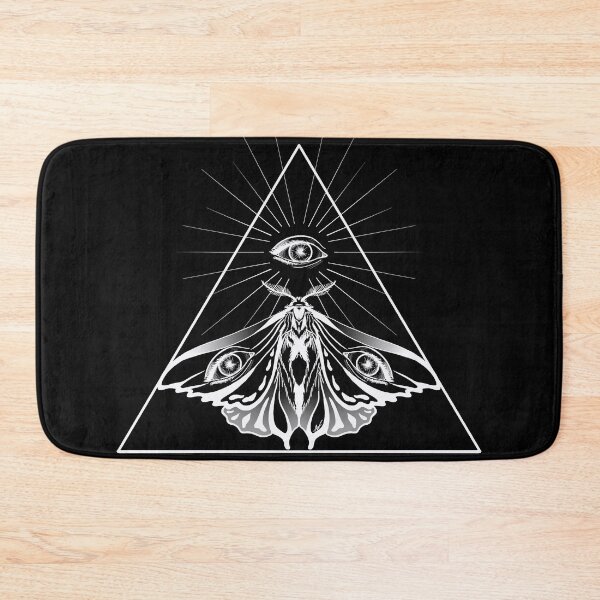 Item preview, The All-Seeing Moth White designed and sold by AstoriaV.