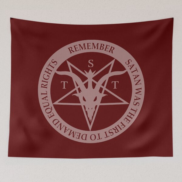Item preview, Satan Demands Equal Rights (translucent white) designed and sold by ShantyRegime.