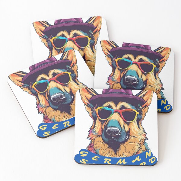 Item preview, a gift for lovers of colorful GERMAN SHEPHERD designed and sold by GroonSpace.