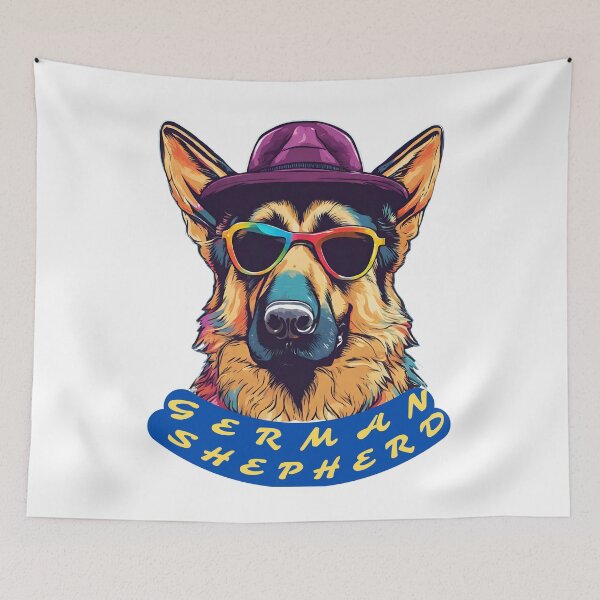 Item preview, a gift for lovers of colorful GERMAN SHEPHERD designed and sold by GroonSpace.