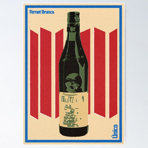 Item preview, Fernet vintage poster designed and sold by mbonadeo.