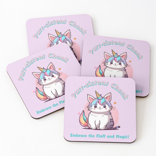 Item preview, Purr-sistent Chonk: Embrace the Fluff and Magic! designed and sold by signenordic.