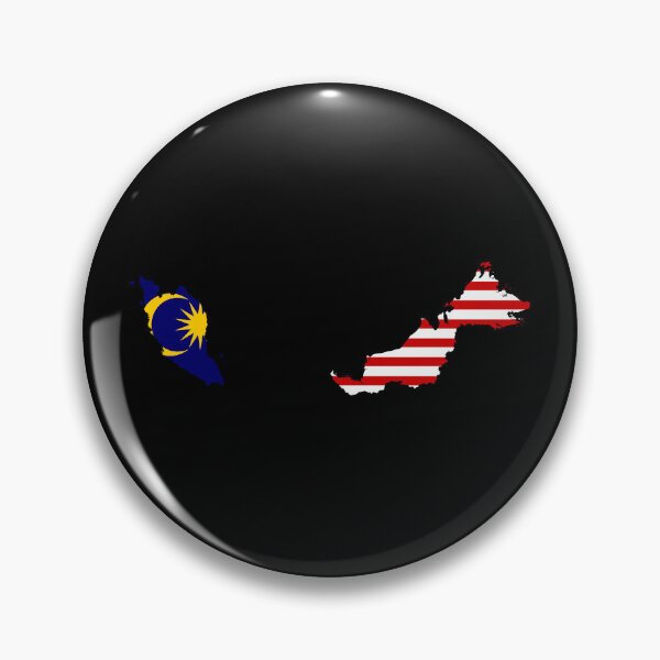 Item preview, Flag Map of Malaysia designed and sold by feether-store.