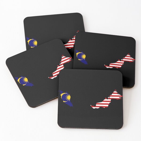 Item preview, Flag Map of Malaysia designed and sold by feether-store.