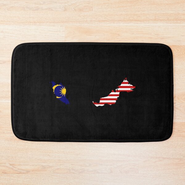 Item preview, Flag Map of Malaysia designed and sold by feether-store.