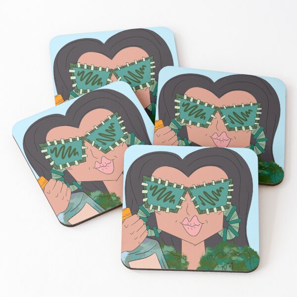 Item preview, Preppy green funky girl  designed and sold by mollsdesignss.