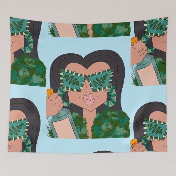 Item preview, Preppy green funky girl  designed and sold by mollsdesignss.