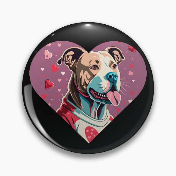 Item preview, Pit Bull Love on Valentine's Day designed and sold by VoyteksDesigns.