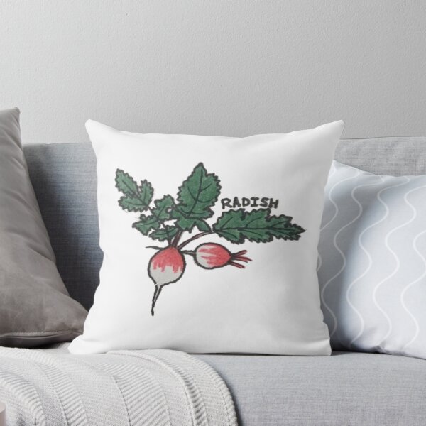 Item preview, Red & White Radish illustration  designed and sold by ColordCreations.