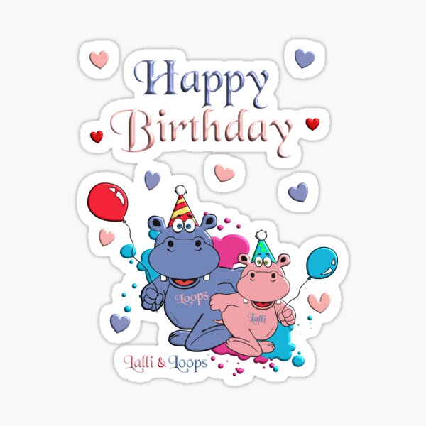 Happy Birthday Sticker