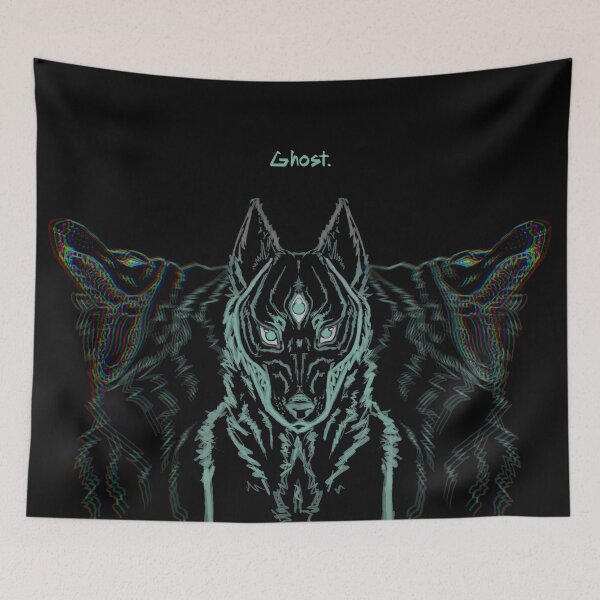 Item preview, Ghost of Spirits Wolf Fox Kumiho Kitsune designed and sold by Azasart.
