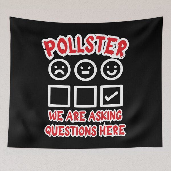 Item preview, Pollster we are asking questions here,Funny gift for pollsters, survey lovers designed and sold by GroonSpace.