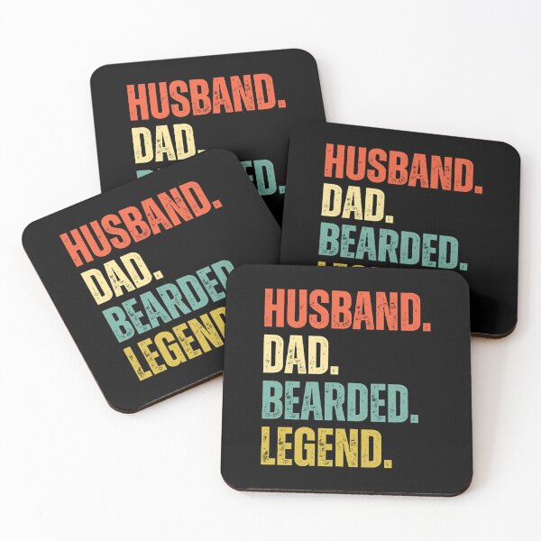 Item preview, Husband Dad Bearded Legend designed and sold by Beezi Graphix.