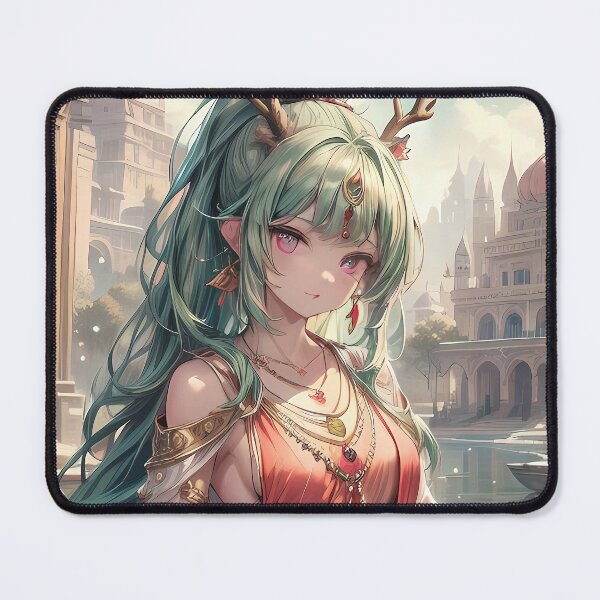 Item preview, Anime princess portrait in a fantasy world art designed and sold by TheArtistOf2022.