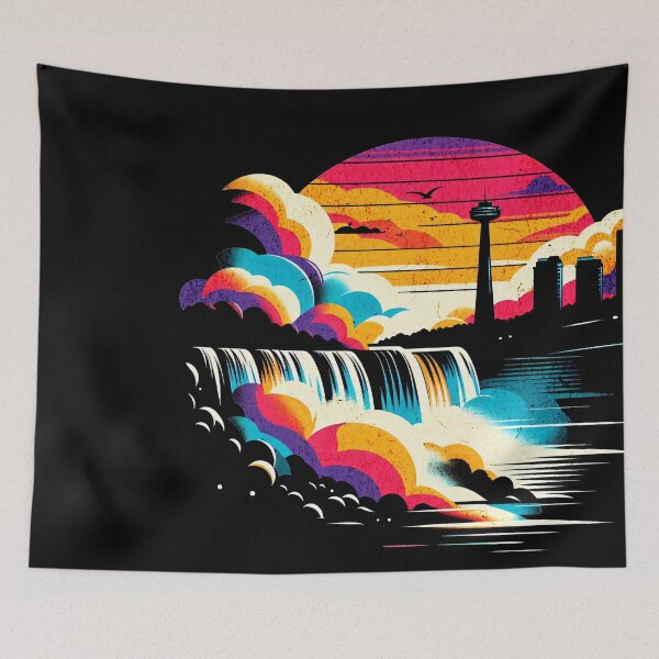 Item preview, Niagara Falls Vintage Design designed and sold by RedDesignSyc.