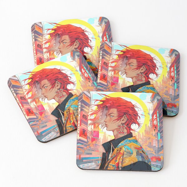 Item preview, Anime boy traveler in Tokyo art designed and sold by TheArtistOf2022.